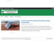 Tablet Screenshot of energiasolaraldia.com